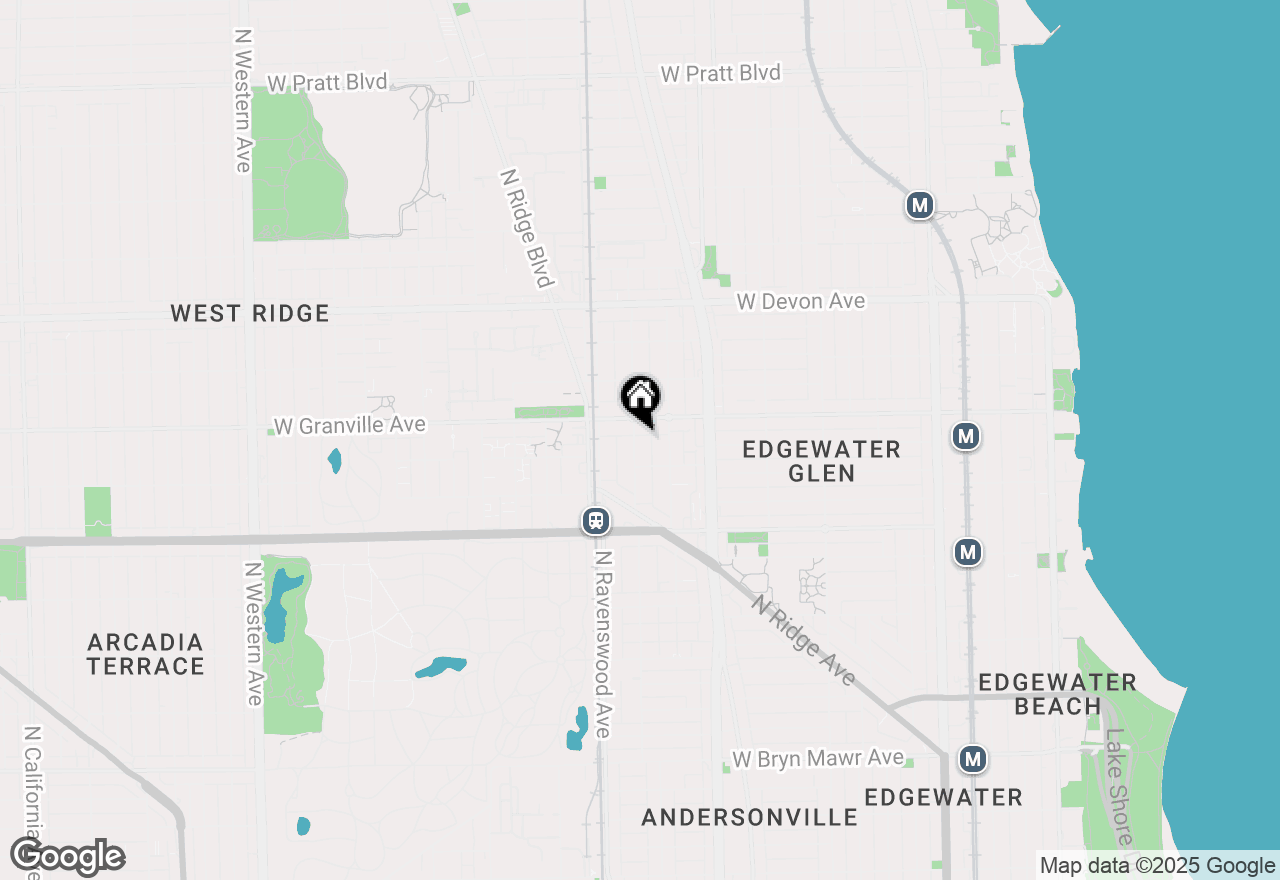 Map of 6129 N Hermitage Avenue, Chicago, IL 60660