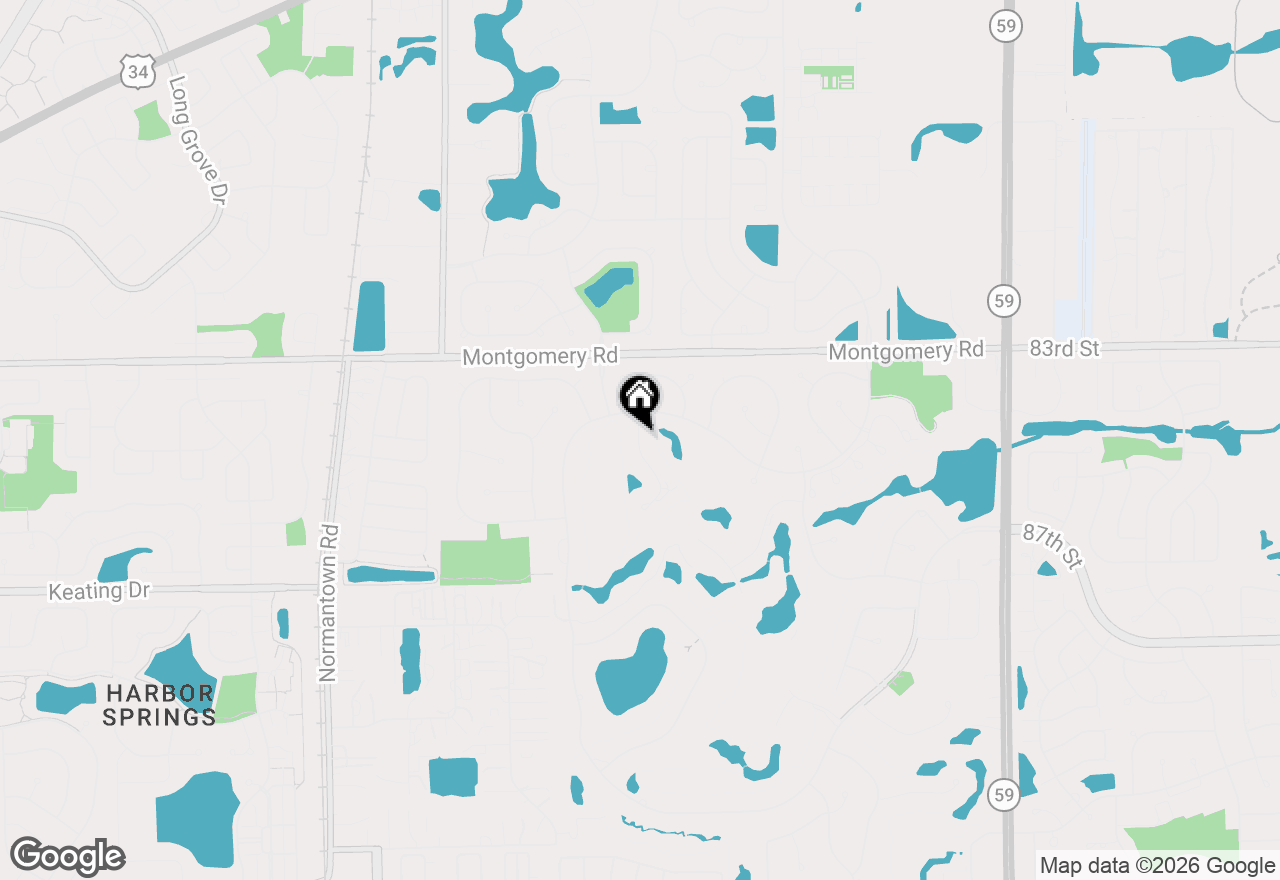 Map of 1476 Aberdeen Court, Naperville, IL 60564