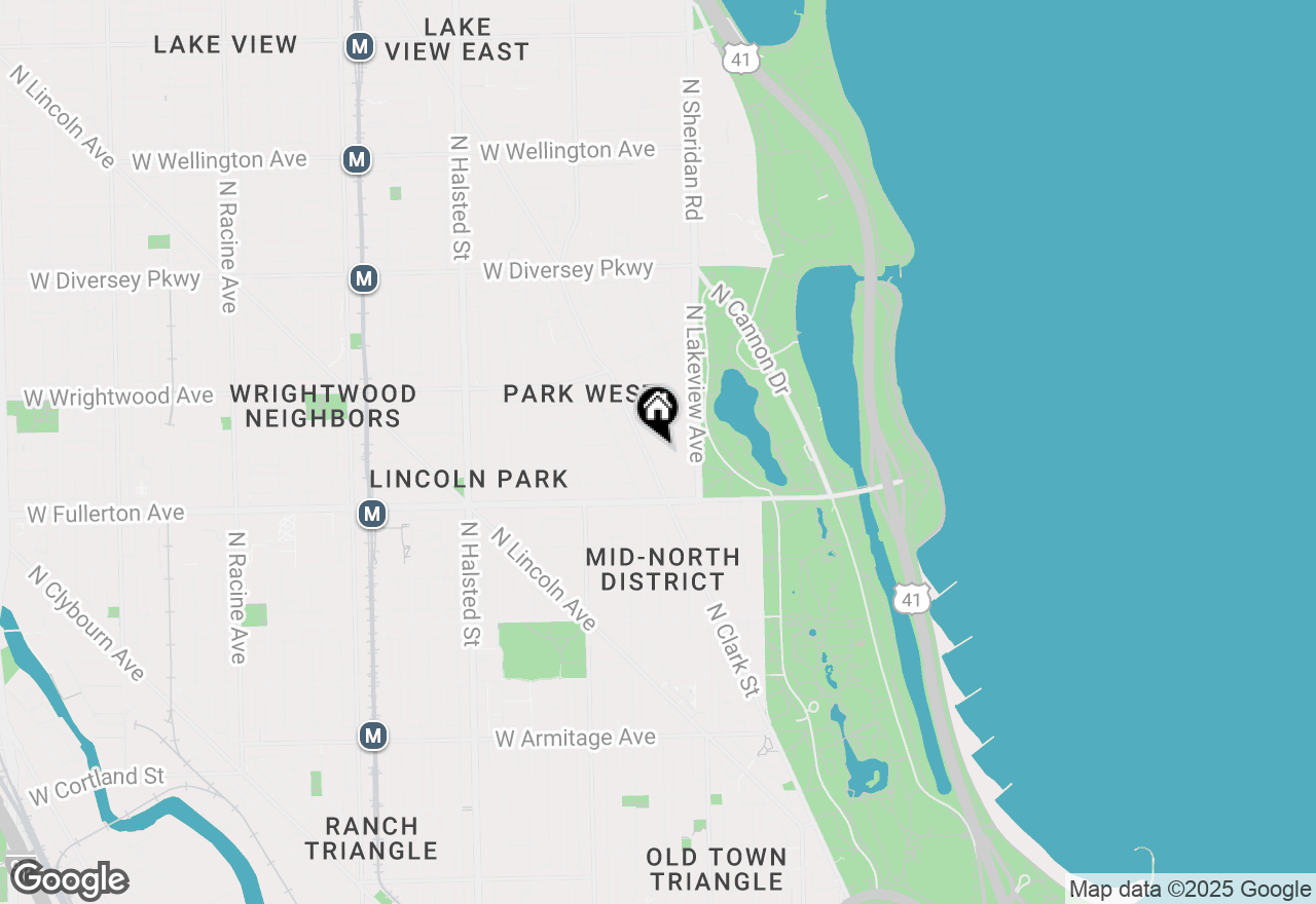 Map of 444 W Arlington Place #2, Chicago, IL 60614