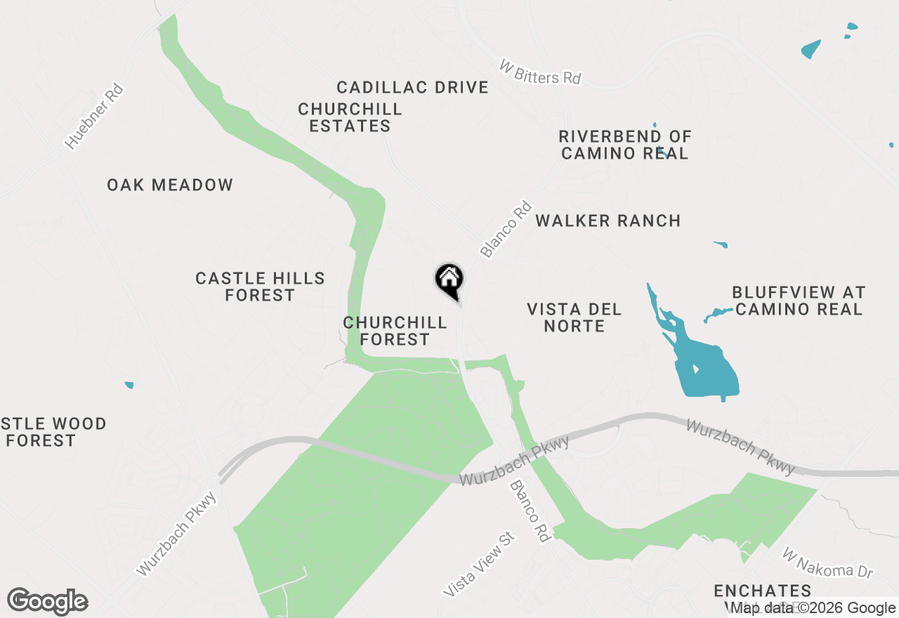 Map of 13300 Old Blanco Rd #350, San Antonio, TX 78216