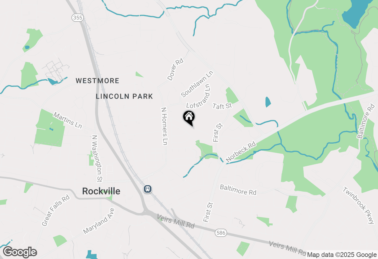 Map of 603 Pinewood Road, Rockville, MD 20850