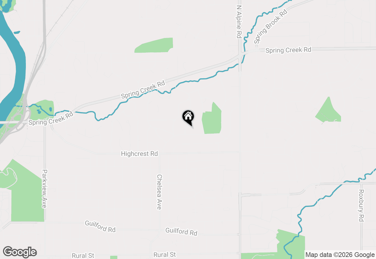 Map of 1915 Greenfield Lane, Rockford, IL 61107