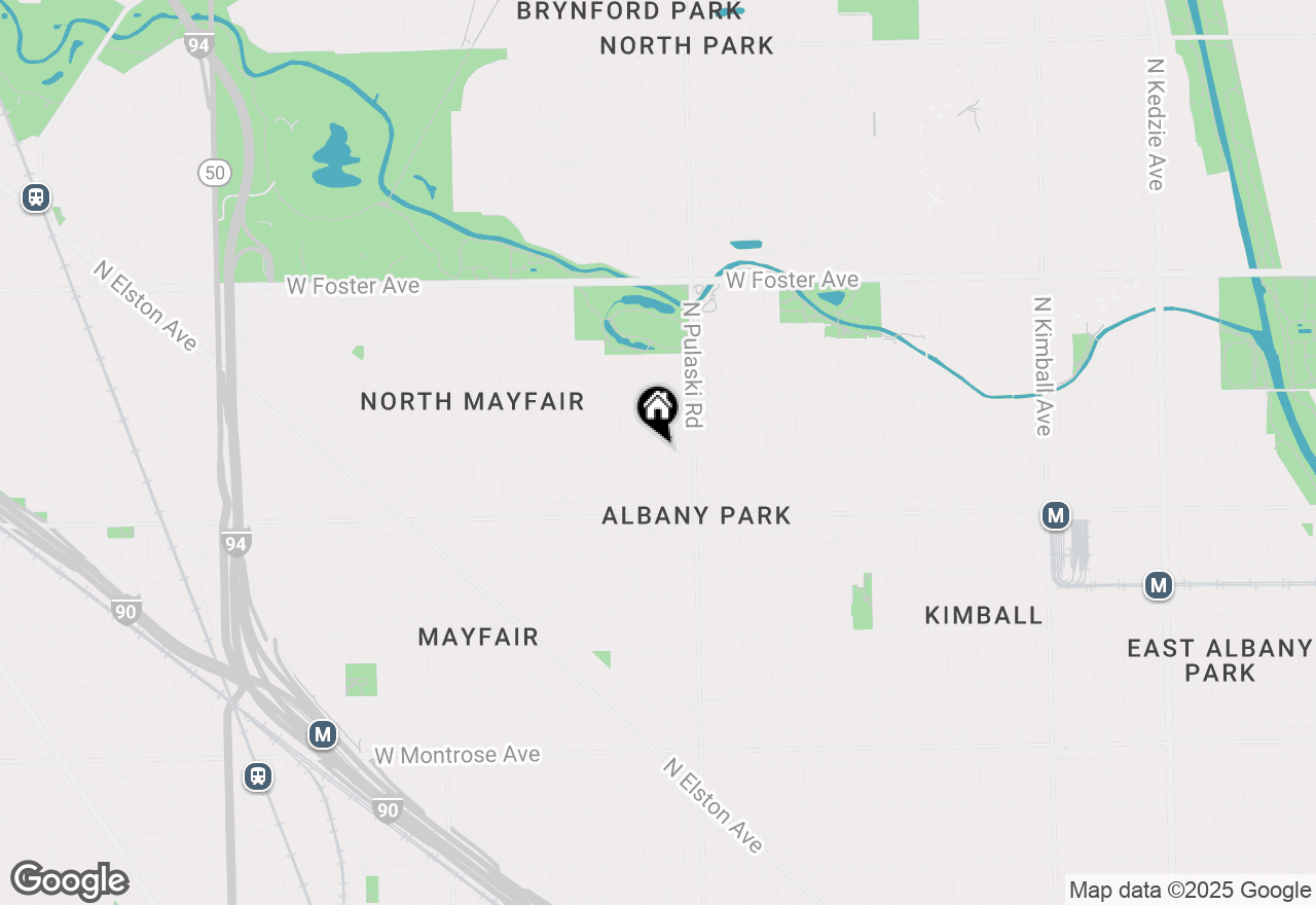 Map of 4034 W Ainslie Street #G1, Chicago, IL 60630