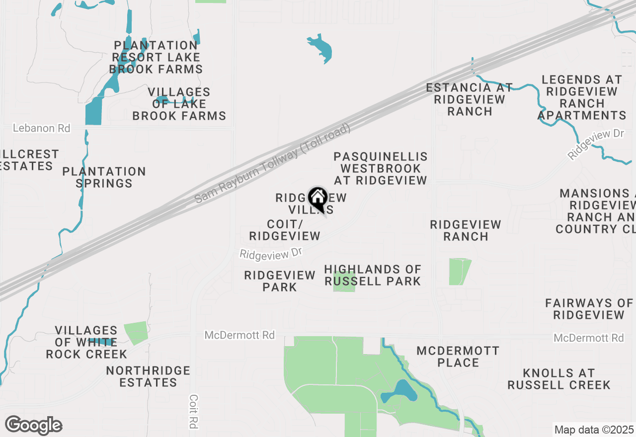 Map of 3505 Porter Creek Drive, Plano, TX 75025