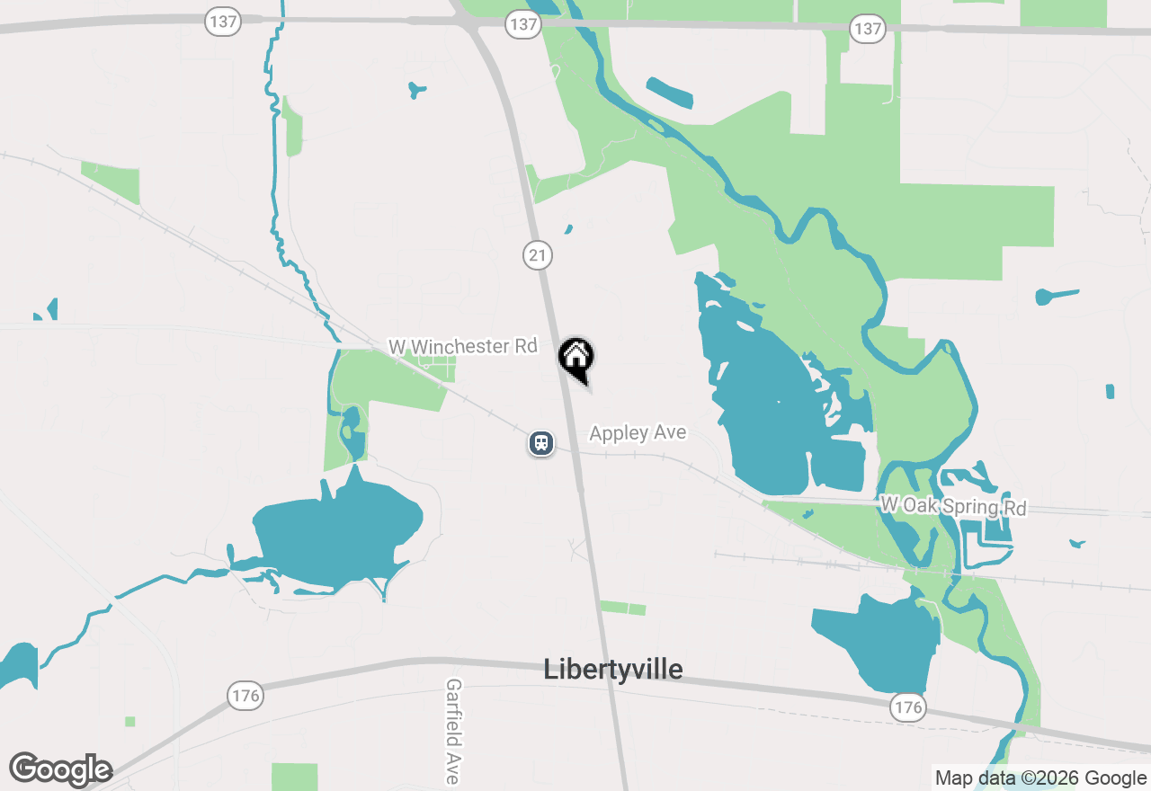 Map of 872 N Milwaukee Avenue #B1, Libertyville, IL 60048
