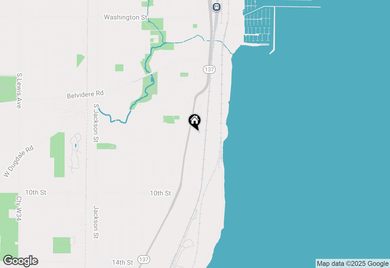 Map of 121 Lakeview Avenue, Waukegan, IL 60085