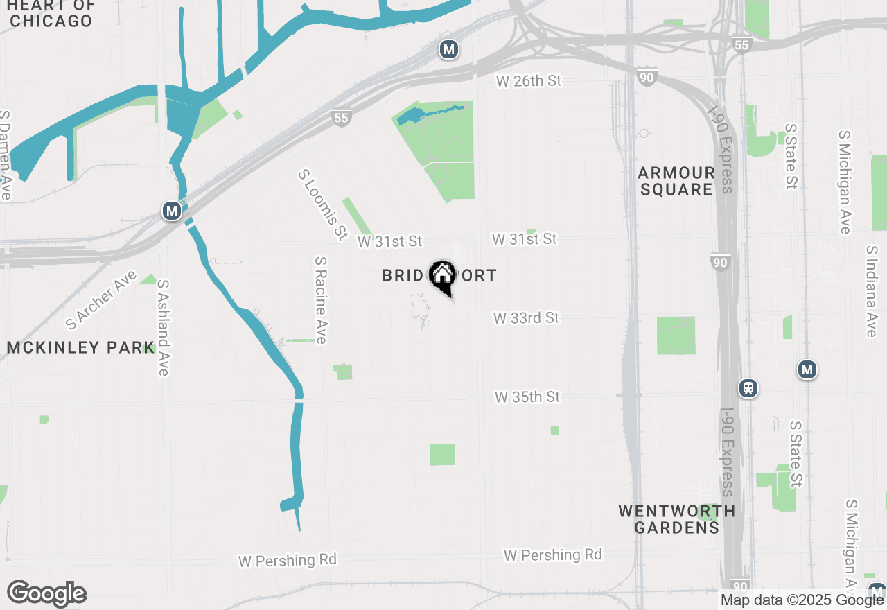 Map of 858 W 33rd Street, Chicago, IL 60608