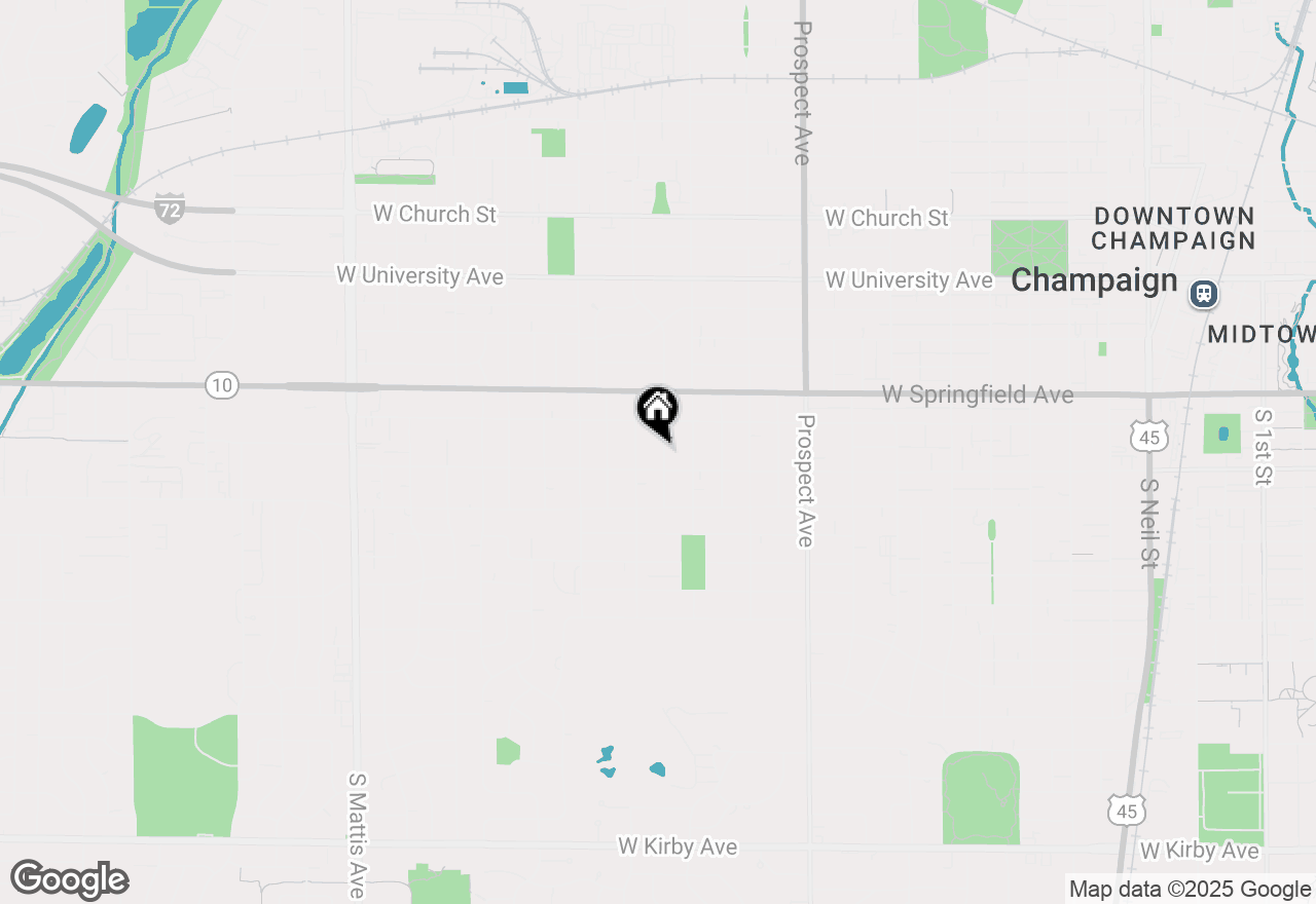 Map of 513 S Chicago Avenue, Champaign, IL 61821