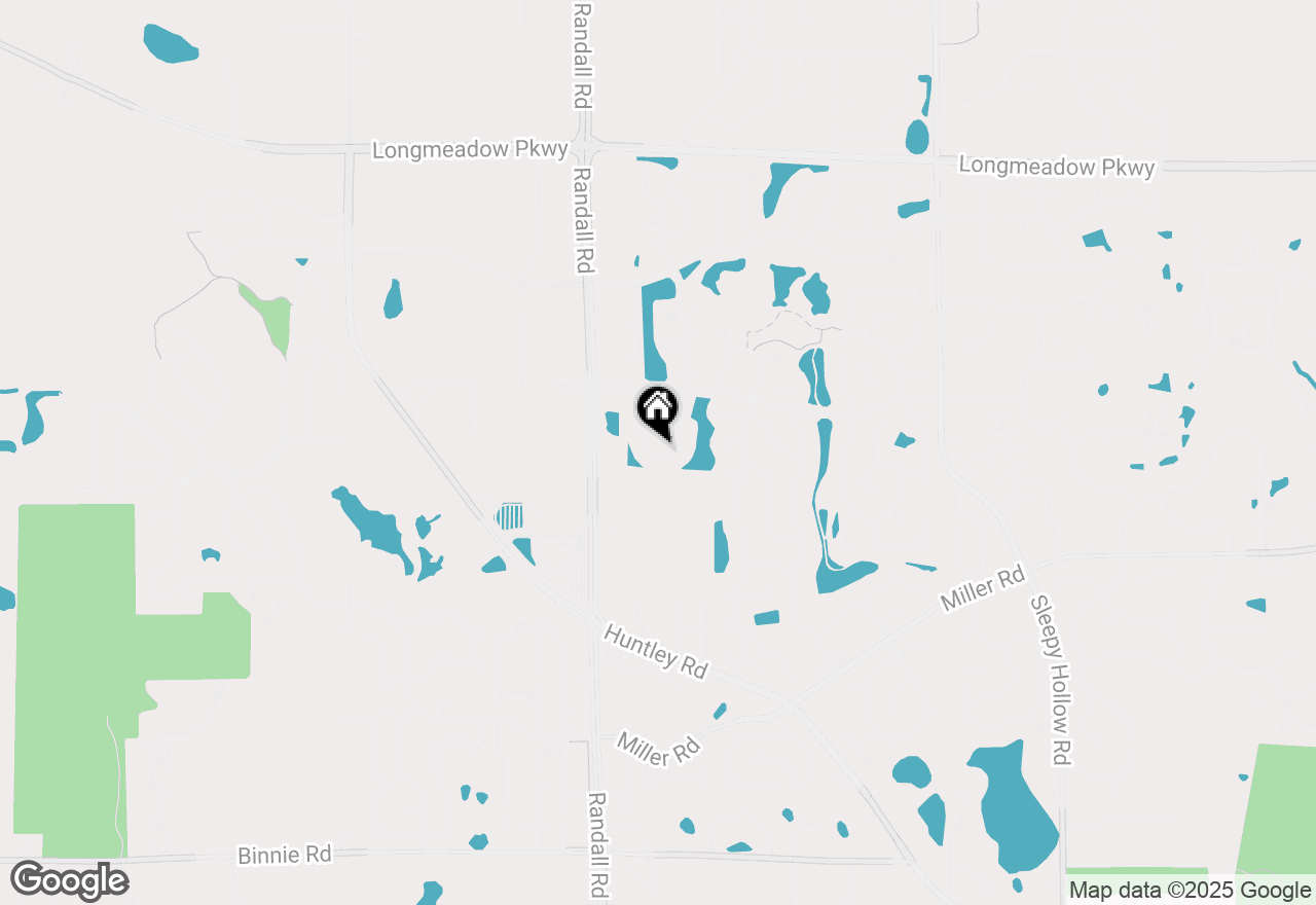 Map of 7400 Grandview Court, Carpentersville, IL 60110