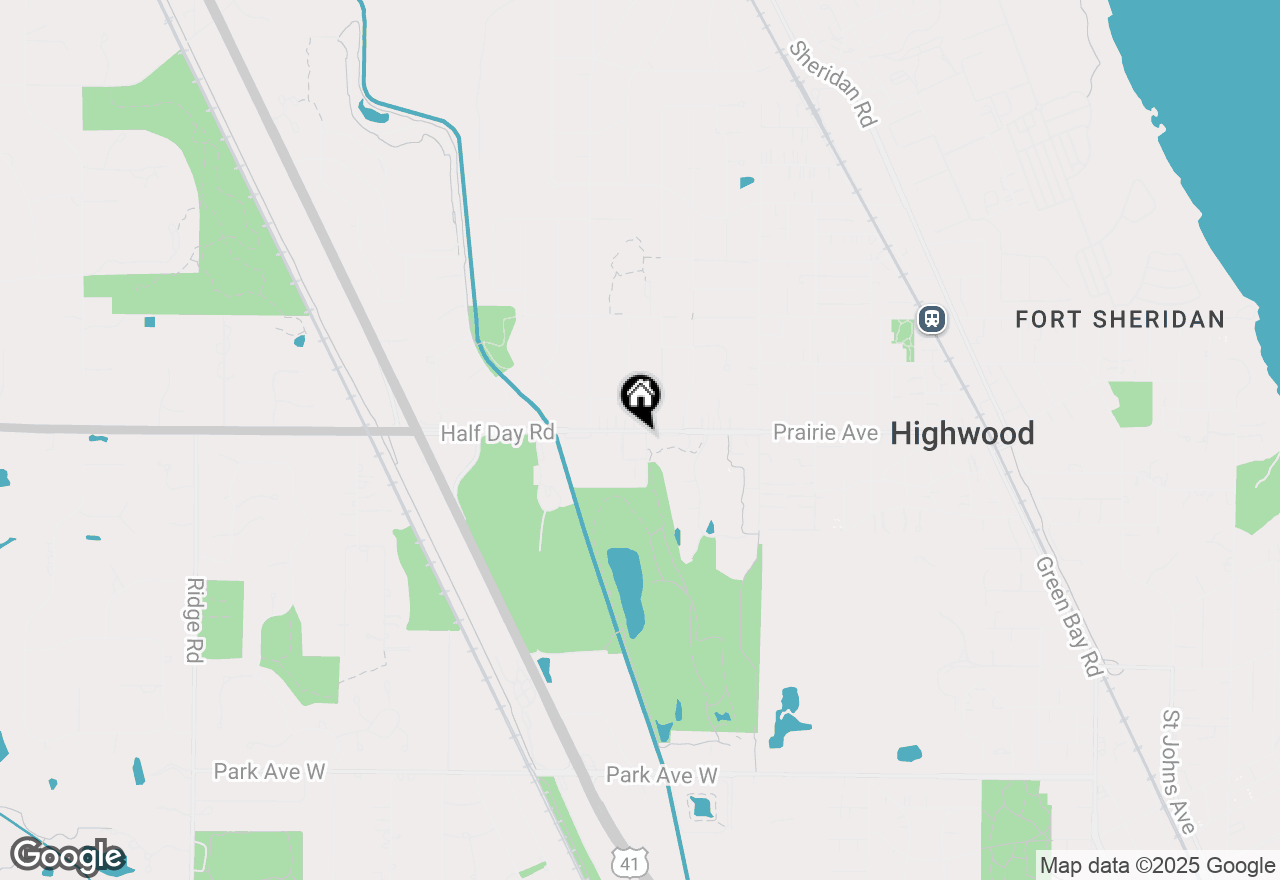 Map of 1014 Half Day Road, Highland Park, IL 60035
