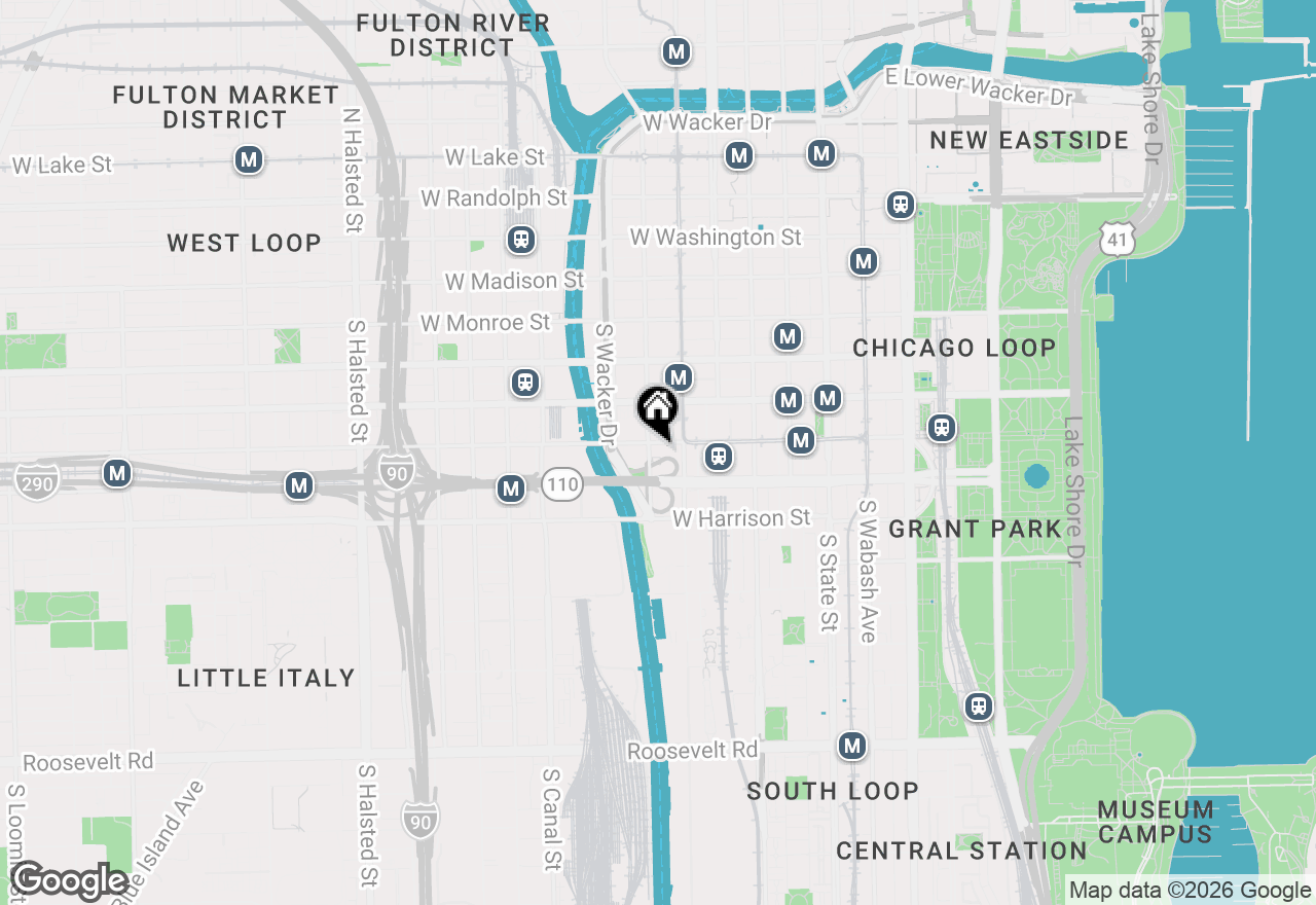 Map of 235 W Van Buren Street #4219, Chicago, IL 60607