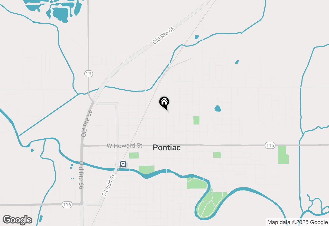 Map of 210 W Sherman Avenue, Pontiac, IL 61764