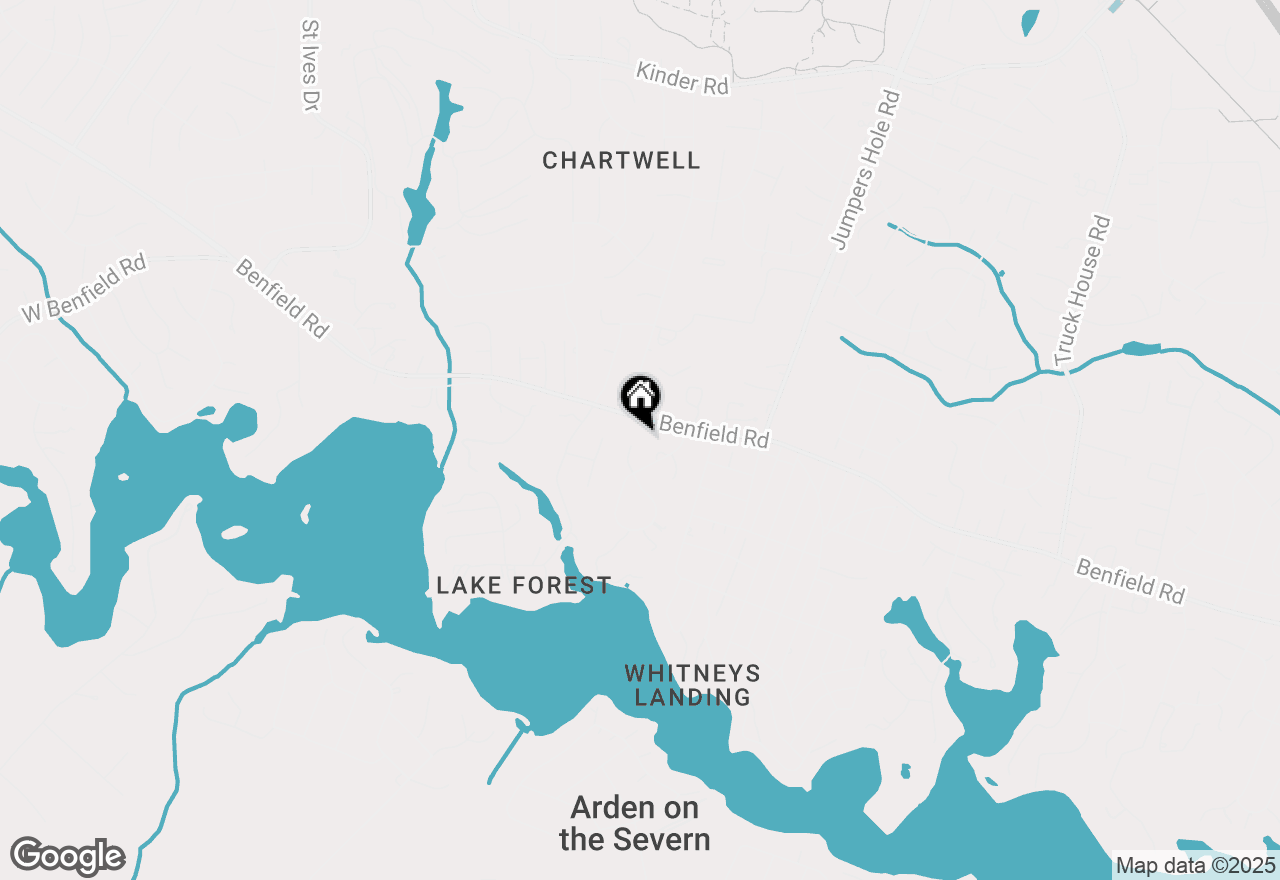 Map of 6 Westerly Way, Severna Park, MD 21146