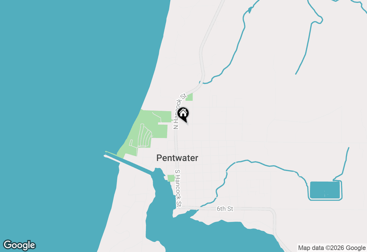 Map of 133 E Hanover Street, Pentwater, MI 49449