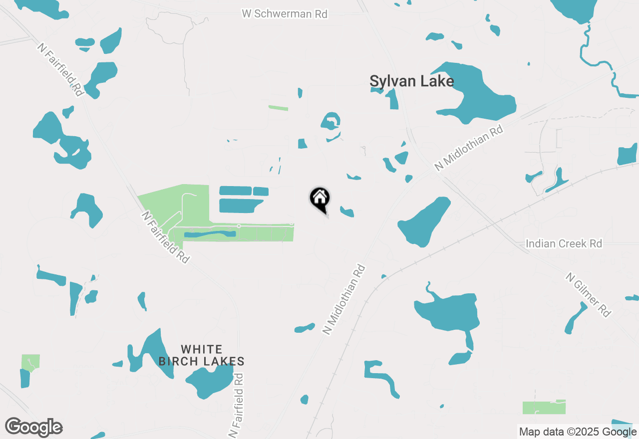 Map of 1 Greenfield Court, Hawthorn Woods, IL 60047