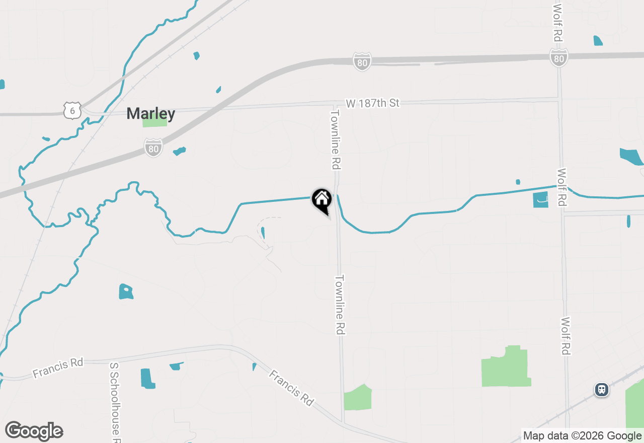 Map of 12054 Blackthorne Ridge Drive, Mokena, IL 60448