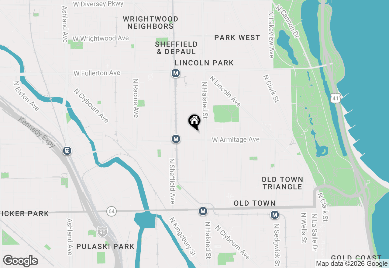 Map of 2020 N Dayton Street, Chicago, IL 60614