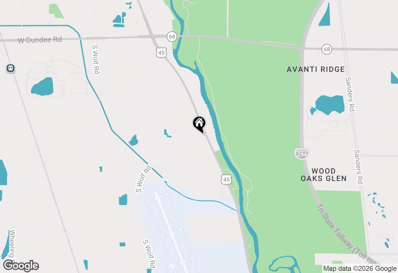 Map of 715 Astor Lane #201, Wheeling, IL 60090
