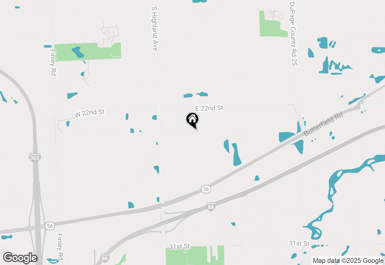 Map of 389 Summit Circle, Lombard, IL 60148