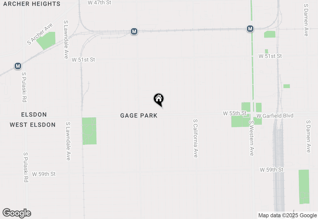 Map of 3035 W 54 Place, Chicago, IL 60632