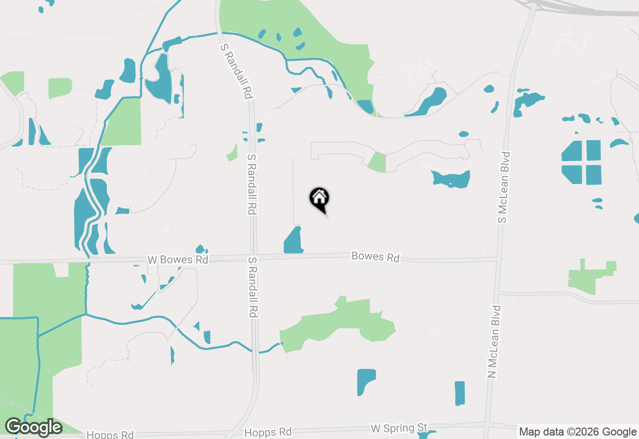 Map of 2046 Mission Hills Drive, Elgin, IL 60123
