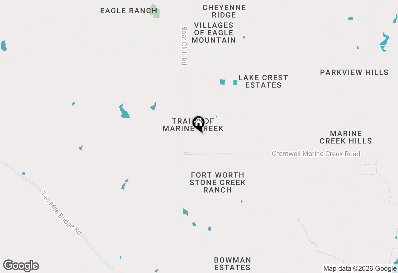 Map of 6317 Red Cliff Drive, Fort Worth, TX 76179