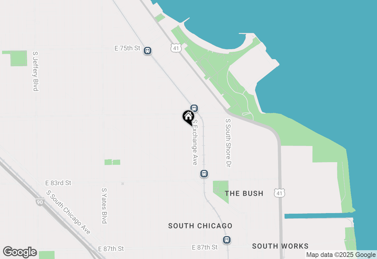 Map of 7959 S Escanaba Avenue, Chicago, IL 60617