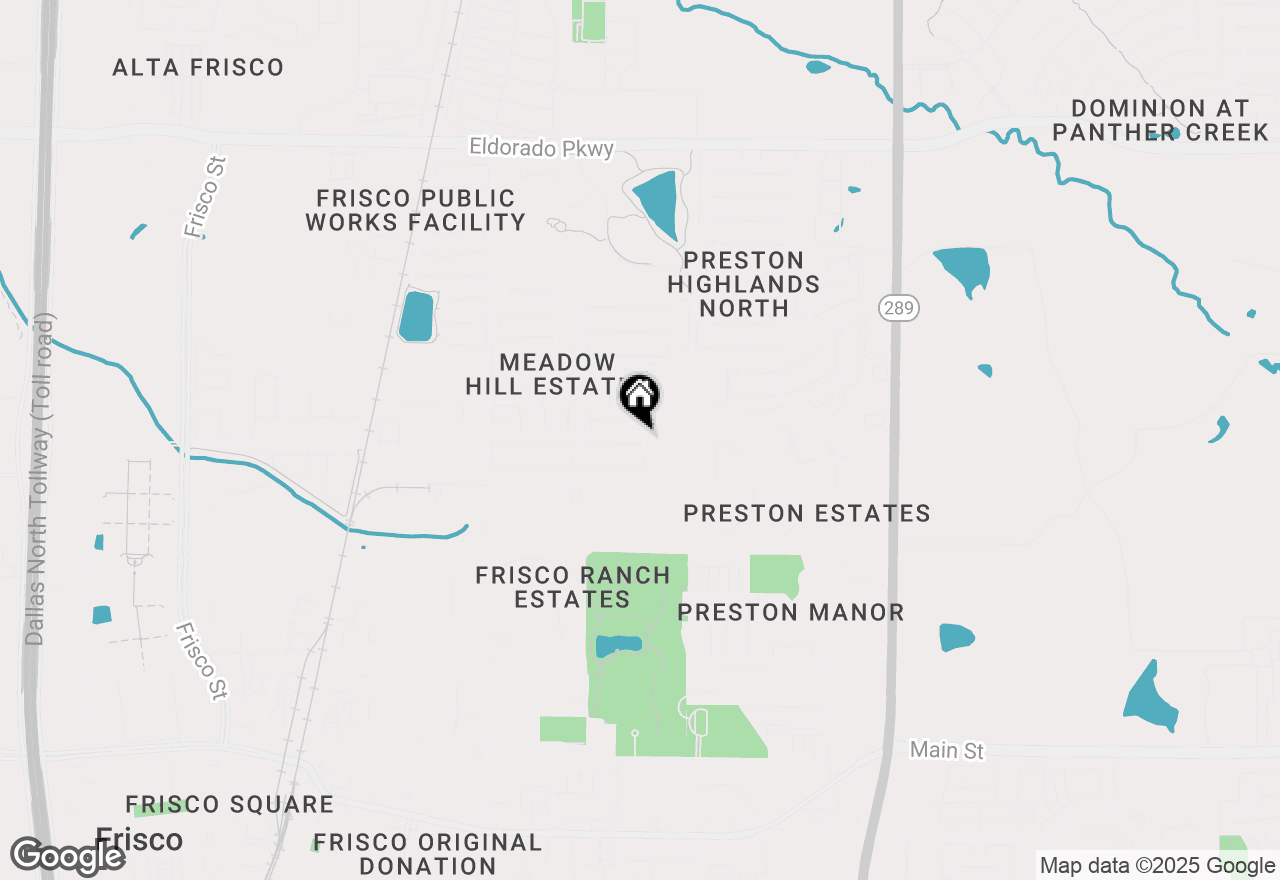 Map of 7995 Quiet Meadow Lane, Frisco, TX 75033