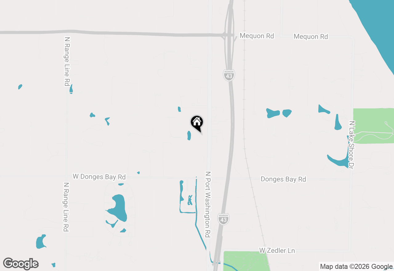 Map of 10625 N Ivy Ct #53, Mequon, WI 53092