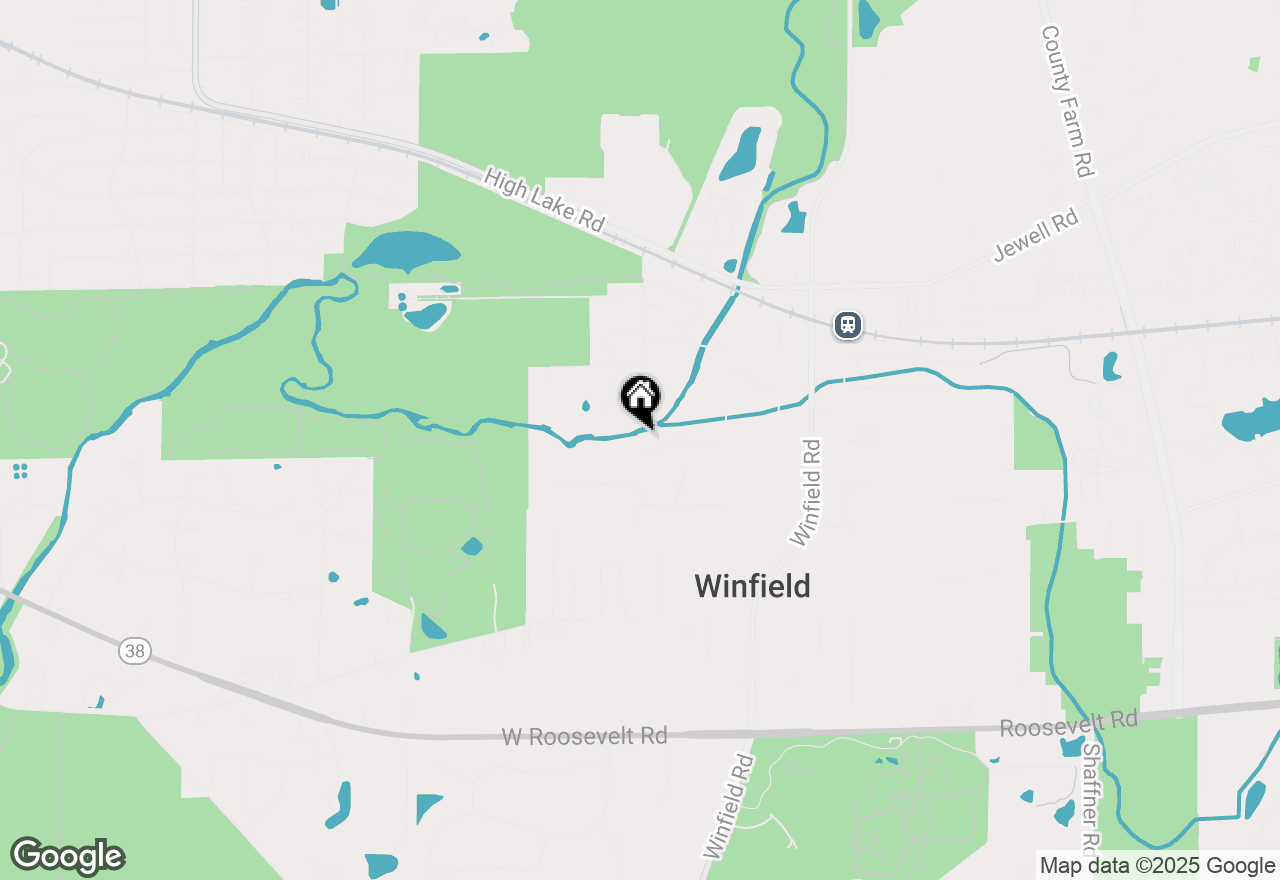 Map of 27W770 Brookside Drive, Winfield, IL 60190