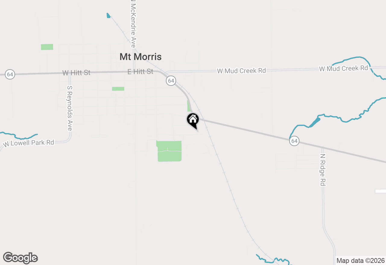 Map of 418 Barbara Street, Mount Morris, IL 61054