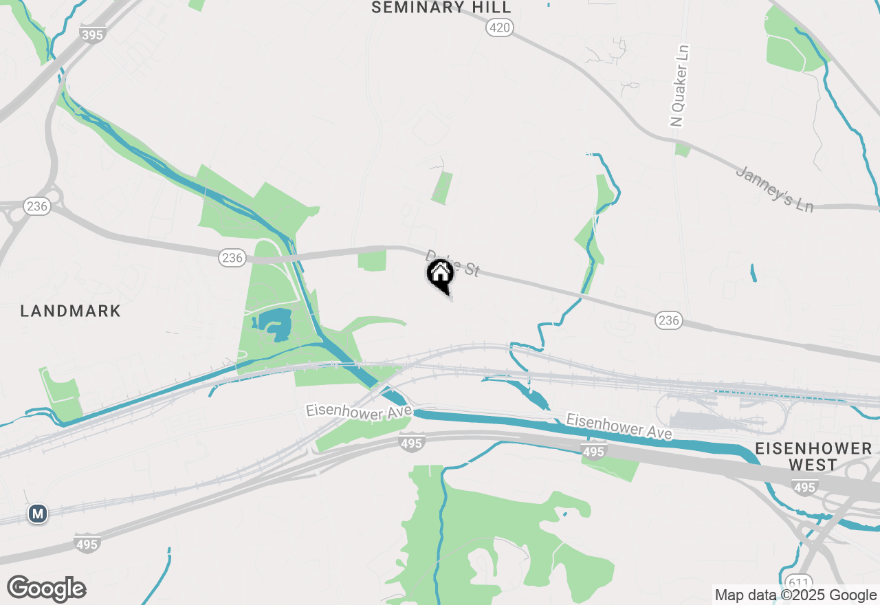 Map of 57 Garden Drive, Alexandria, VA 22304