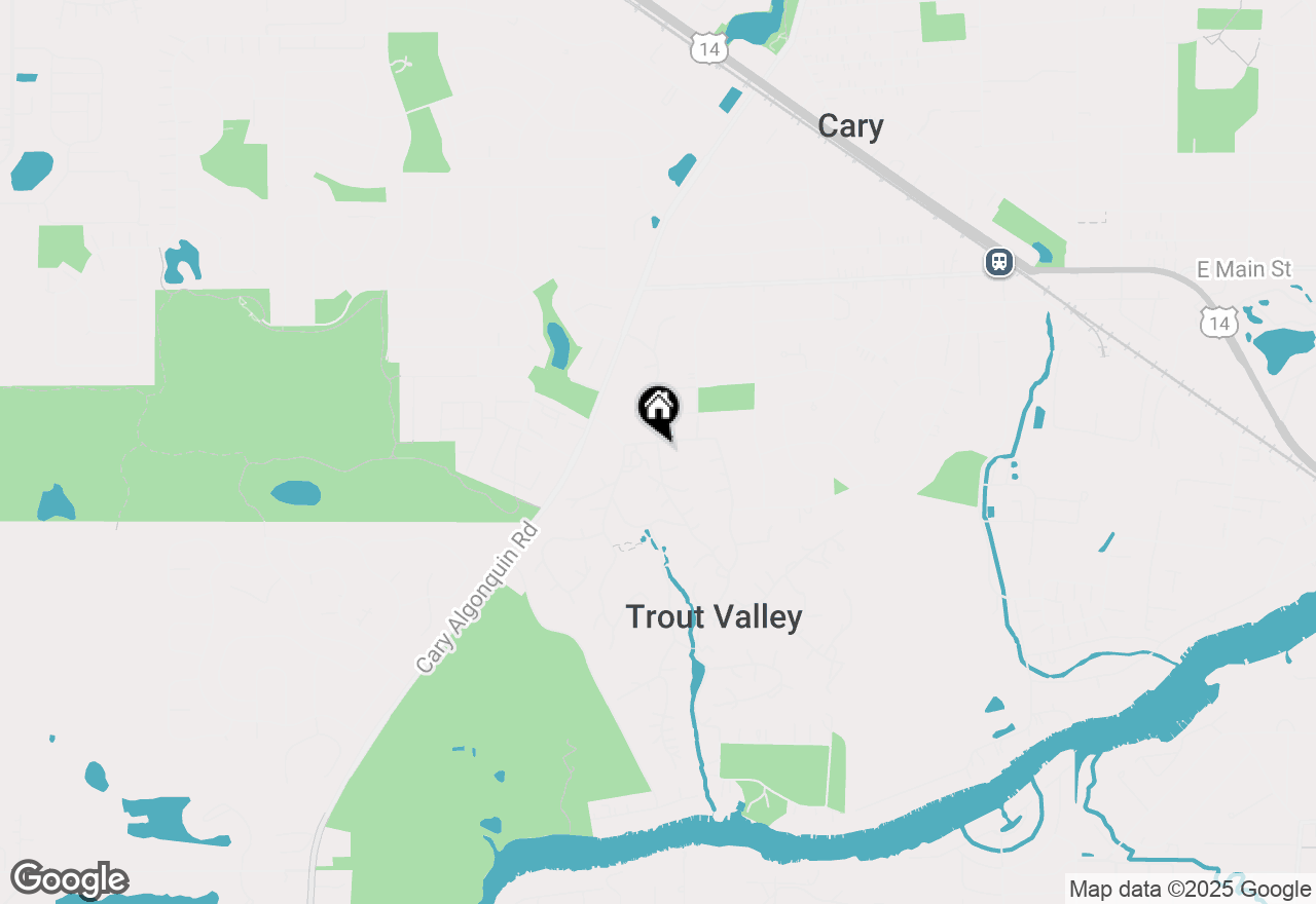 Map of 268 Stonegate Road, Trout Valley, IL 60013