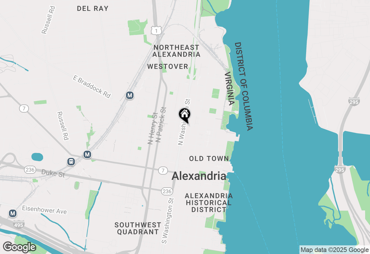 Map of 515 N Washington Street #303, Alexandria, VA 22314