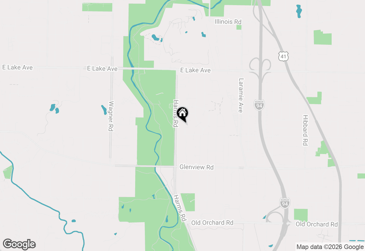 Map of 1024 Arbor Lane, Glenview, IL 60025