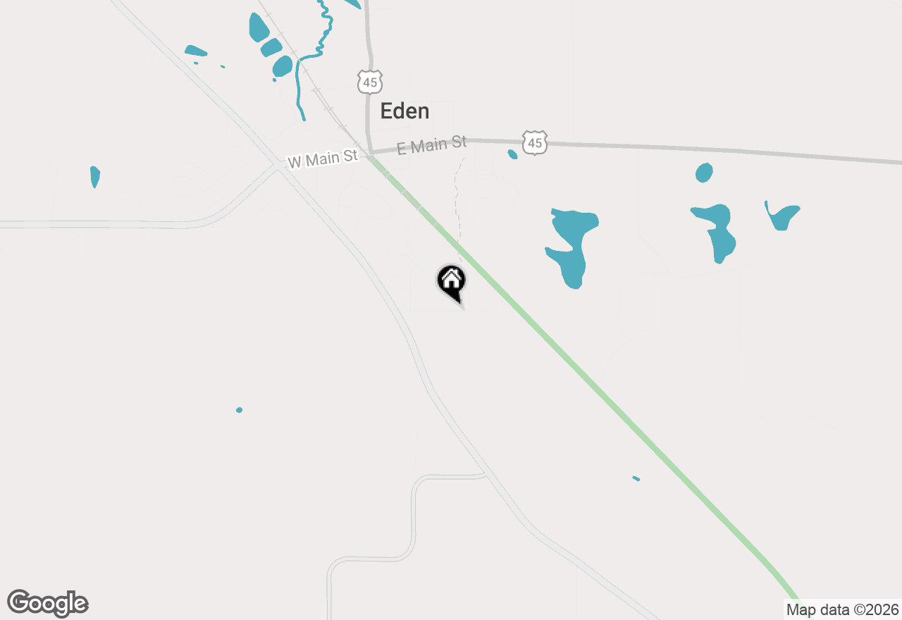 Map of 116 Shady Lane, Eden, WI 53019
