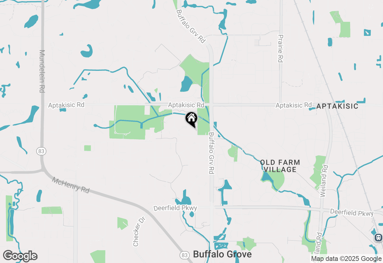 Map of 505 Lyon Drive, Buffalo Grove, IL 60089