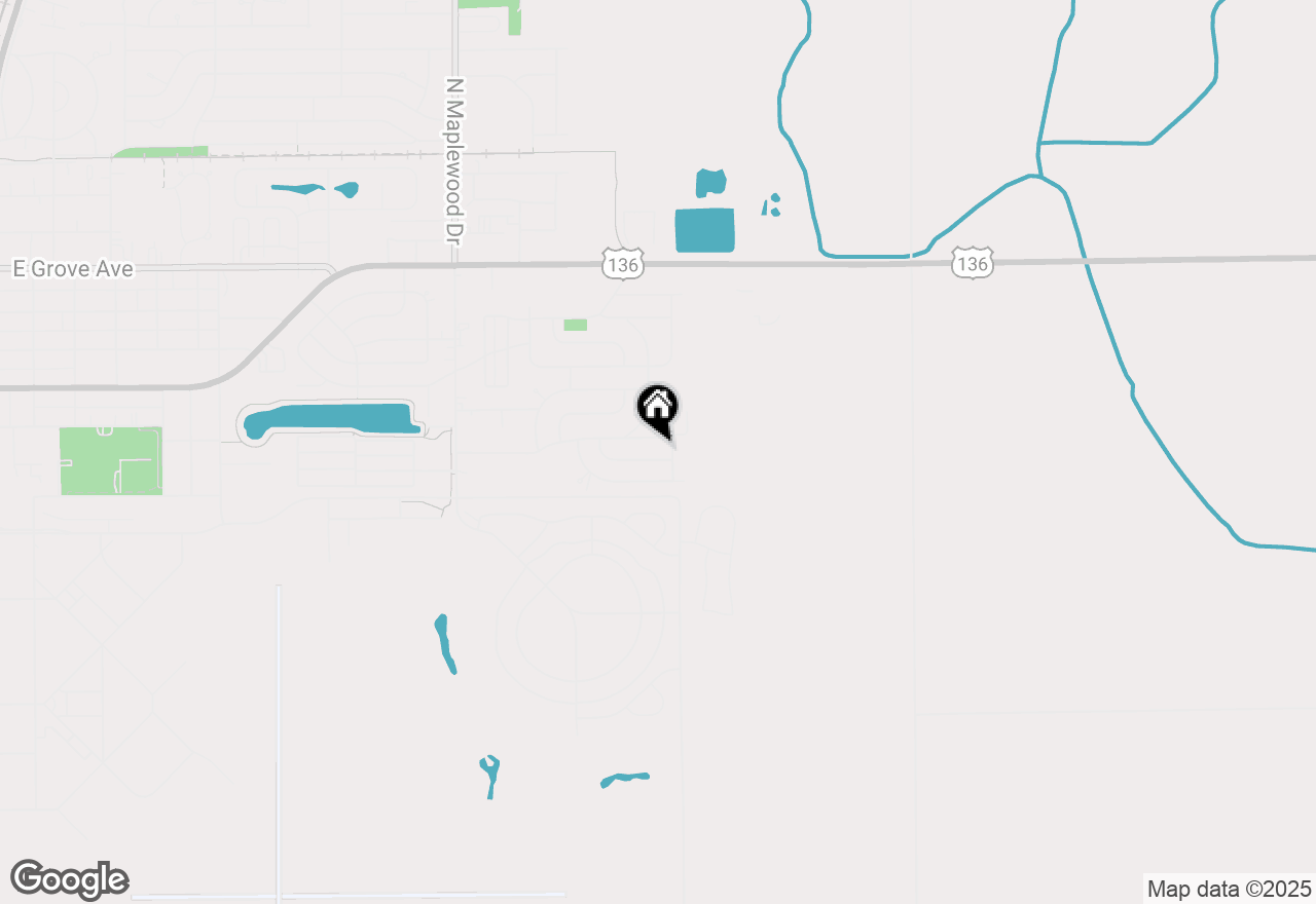 Map of 1639 Lowry Drive, Rantoul, IL 61866