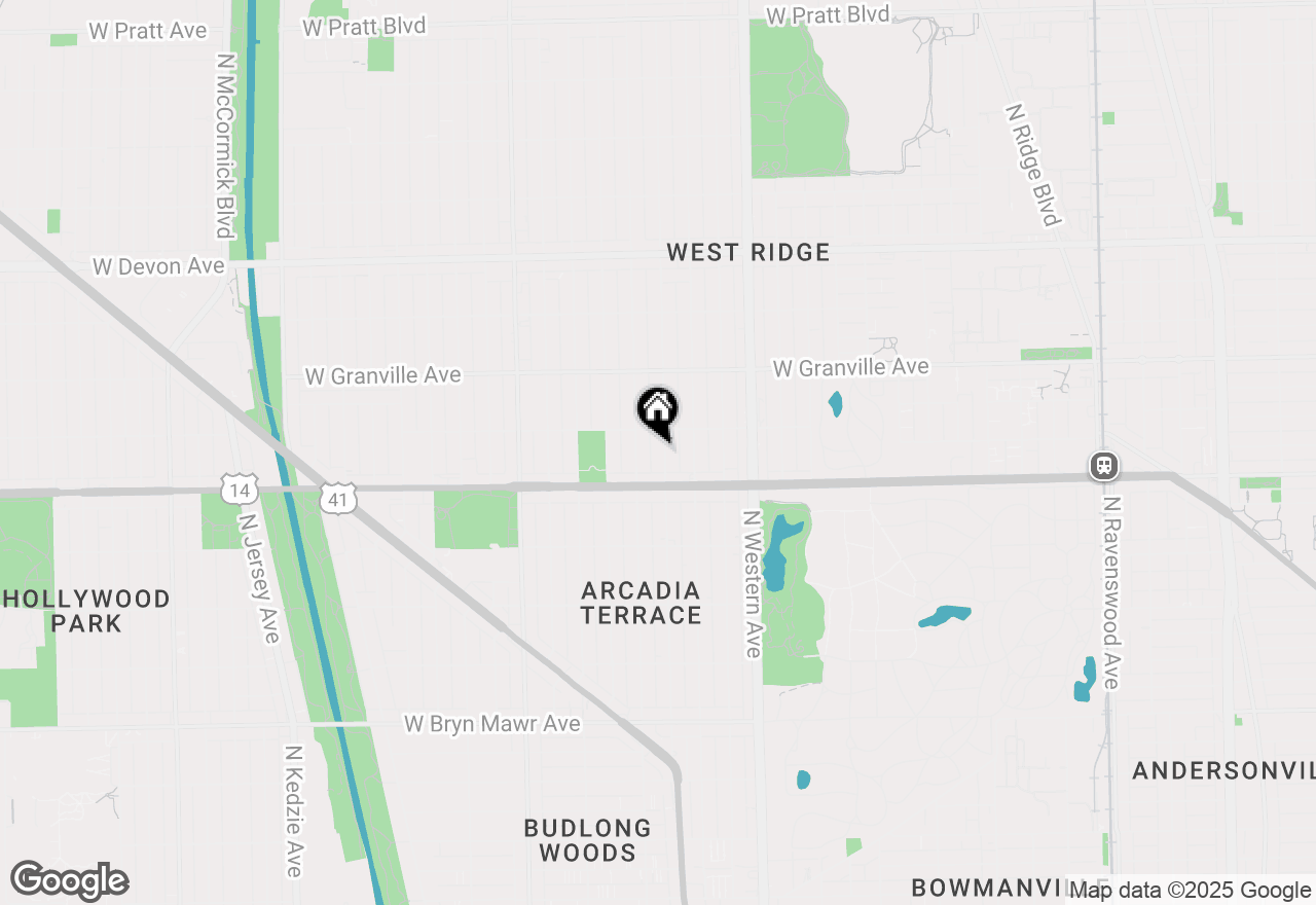 Map of (Address confidential), Chicago, Illinois 60659