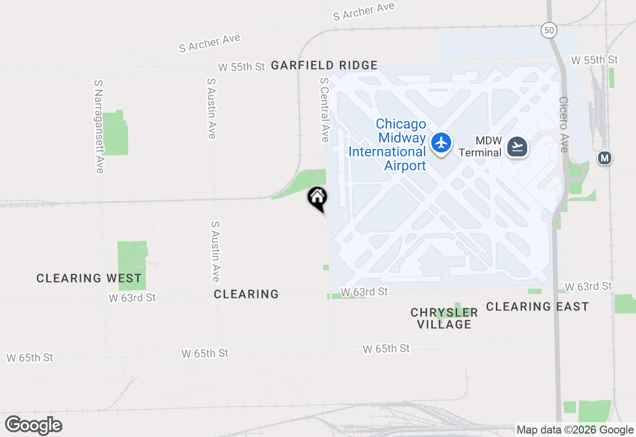 Map of 6023 S Parkside Avenue, Chicago, IL 60638