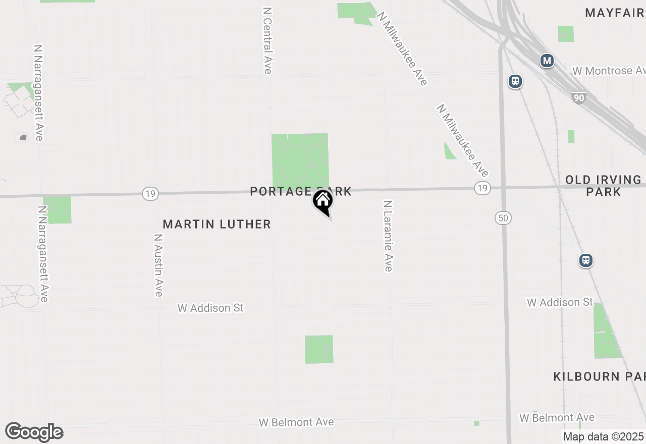 Map of 5415 W Byron Street, Chicago, IL 60641