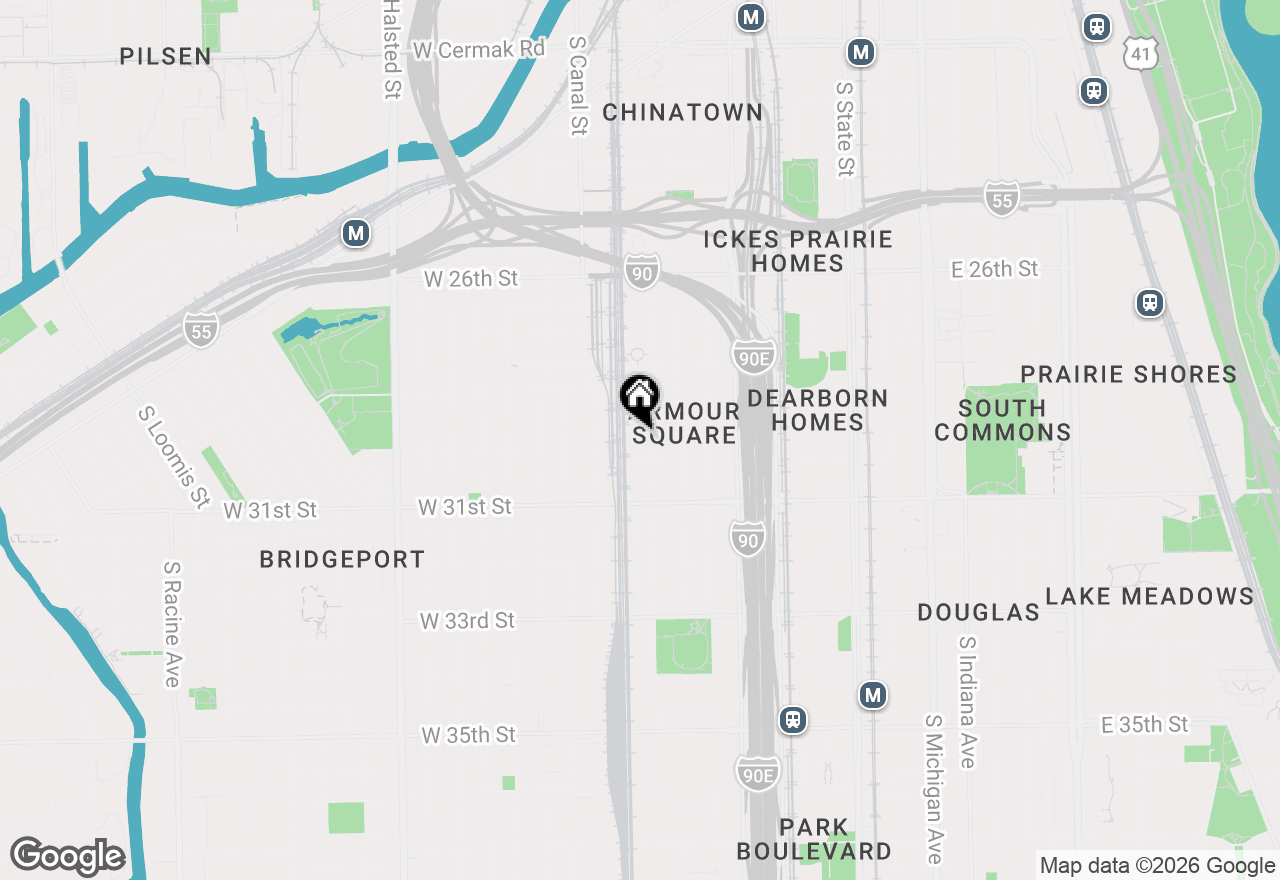 Map of 345 W 29th Place, Chicago, IL 60616