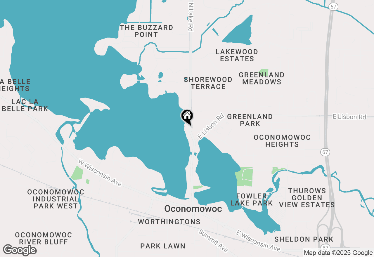 Map of 800 N Lake Rd, Oconomowoc, WI 53066