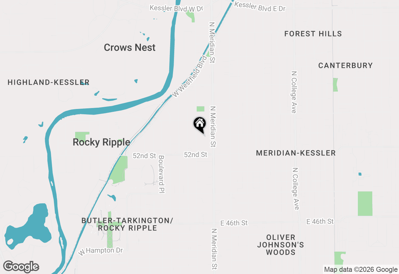 Map of 5273 N Illinois Street, Indianapolis, IN 46208