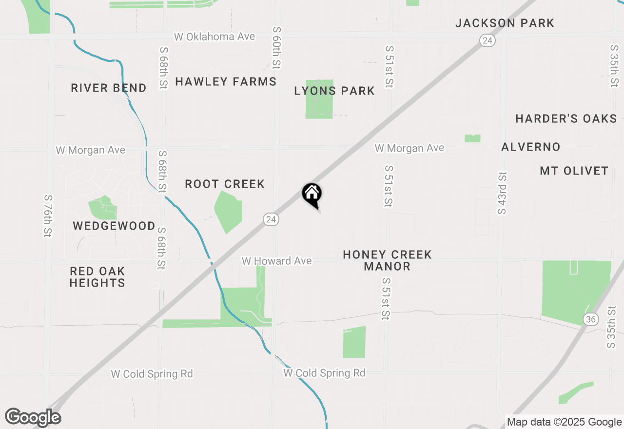 Map of 3731 S 56th St, Greenfield, WI 53220