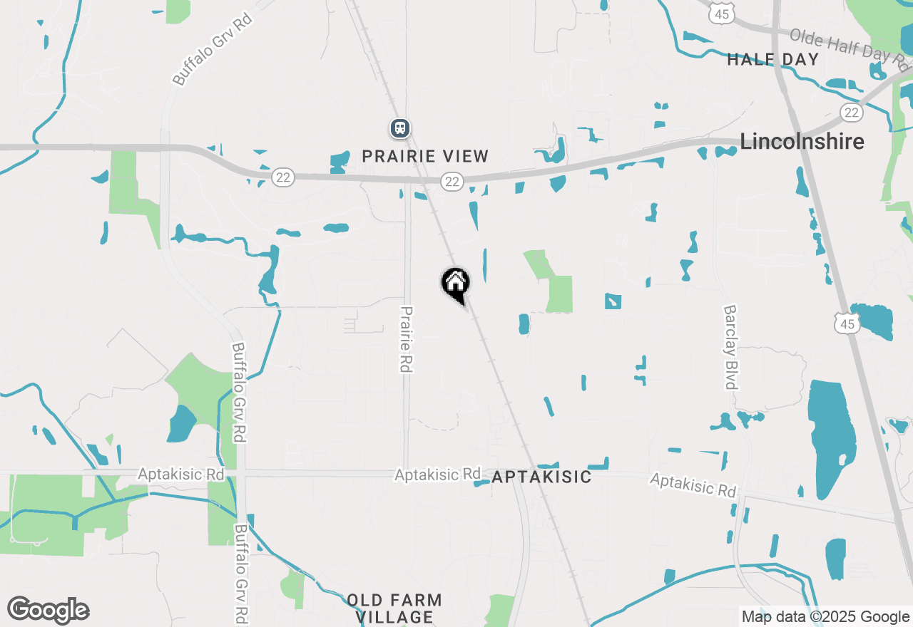 Map of 2204 Avalon Drive, Buffalo Grove, IL 60089