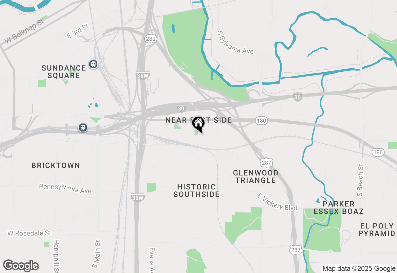 Map of 2908 Yellow Pine Avenue, Fort Worth, TX 76179