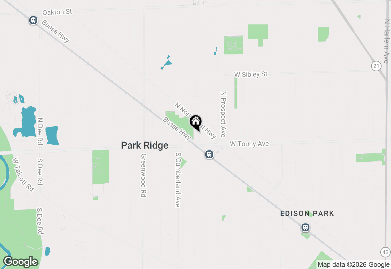 Map of 27 Morris Street, Park Ridge, IL 60068