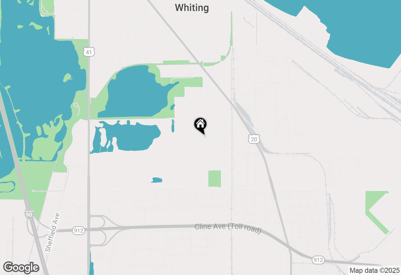 Map of 2606 New York Avenue, Whiting, IN 46394