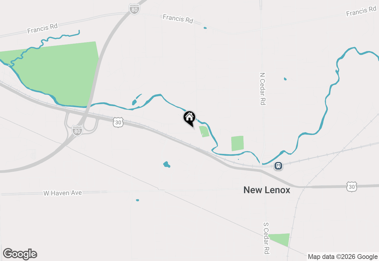 Map of 317 Hillside Road, New Lenox, IL 60451